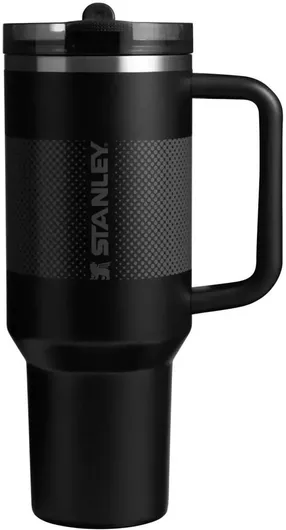 Stanley Flip Handled Tumbler Θερμός Ανοξείδωτο 1.18lt Black Fade με Καλαμάκι & Λαβή