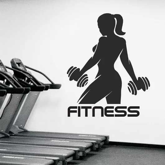Αυτοκόλλητο Τοίχου Fitness 8 60cm X 80cm