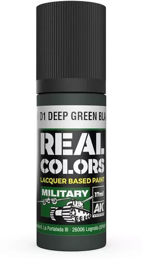 AK Interactive Χρώμα Μοντελισμού Ijn D1 Deep Green Black 17ml