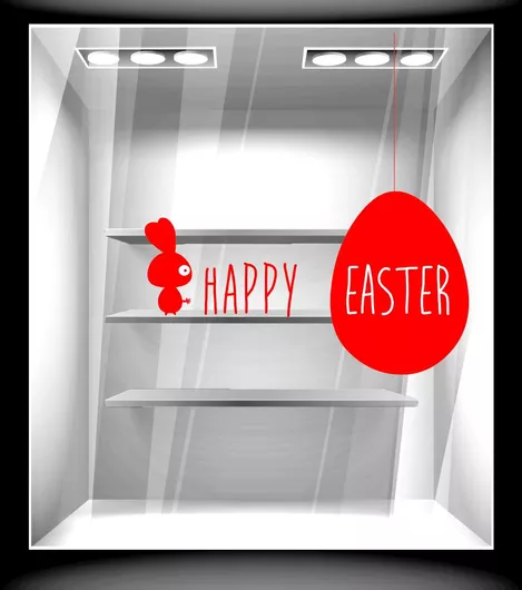 Orafol Αυτοκόλλητο Βιτρίνας Πασχαλινό EA 10098-901 1τμχ