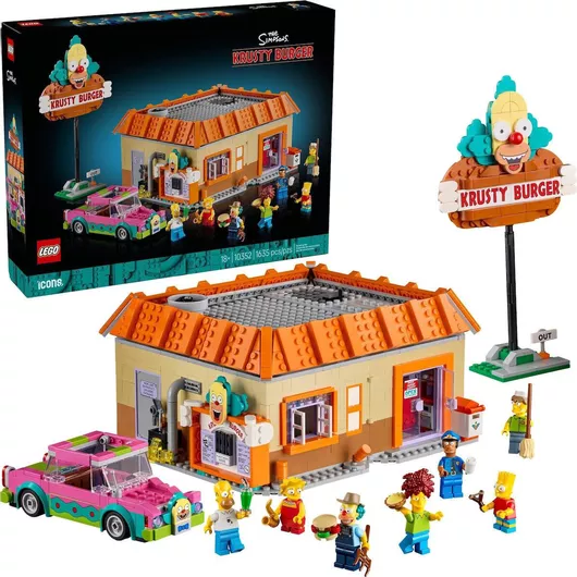 Lego Icons The Simpons: Krusty Burger για 18+ Ετών 1635τμχ