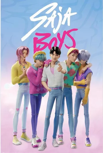 K-pop Demon Hunters Saja Boys "soda Pop" Αυθεντική Αφίσα 61x91cm
