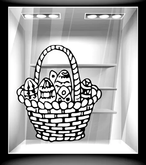 Orafol Αυτοκόλλητο Βιτρίνας Πασχαλινό Πορτοκαλί EA 10113-246 1τμχ