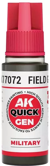 AK Interactive Χρώμα Μοντελισμού Field Grey 17ml
