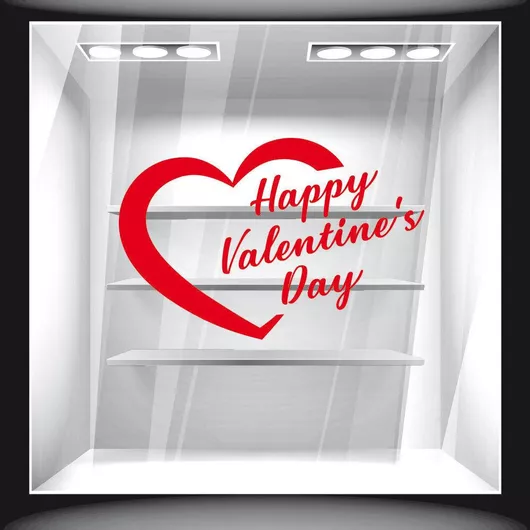 Αυτοκόλλητο Αγίου Βαλεντίνου Αγίος Βαλεντίνος 18 90cm X 60cm