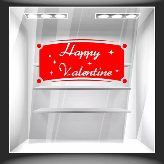 Αυτοκόλλητο Αγίου Βαλεντίνου Αγίος Βαλεντίνος 31 120cm X 58cm