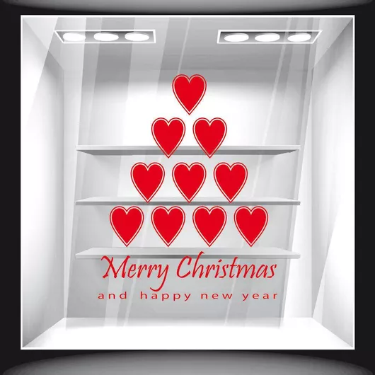 Orafol Αυτοκόλλητο Βιτρίνας Χριστουγέννων XS 18155-252 1τμχ