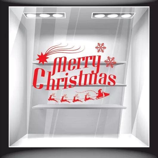 Orafol Αυτοκόλλητο Βιτρίνας Χριστουγέννων XS 18027-252 1τμχ