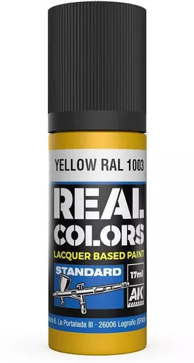 AK Interactive Χρώμα Μοντελισμού Rc Yellow Ral 1003 17ml