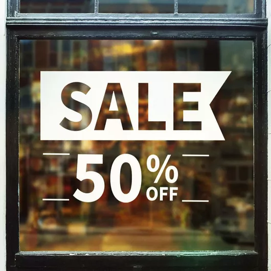 Orafol Αυτοκόλλητο Βιτρίνας Εκπτώσεων Κίτρινο S 12010-905 1τμχ