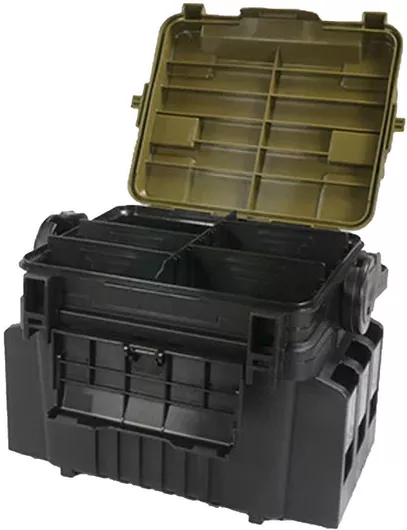 Meiho VS-7055N Βαλιτσάκι Ψαρέματος 31.3x23.3x23.1cm Πράσινο