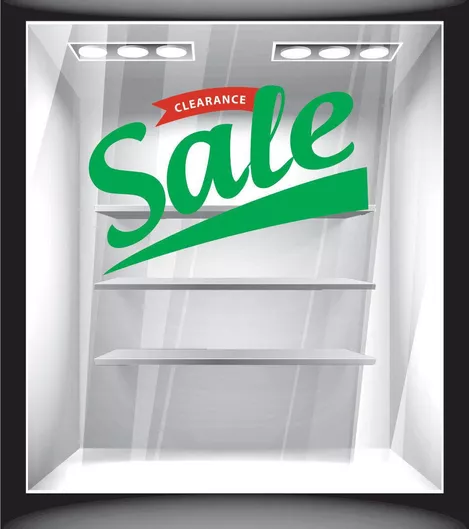 Orafol Αυτοκόλλητο Βιτρίνας Εκπτώσεων Πράσινο S 11825-252 1τμχ