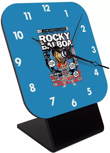 Koupakoupa Επιτραπέζιο Ρολόι Rocky Balboa από Ξύλο