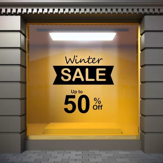 Orafol Αυτοκόλλητο Βιτρίνας Χειμωνιάτικο WI 10031-247 1τμχ