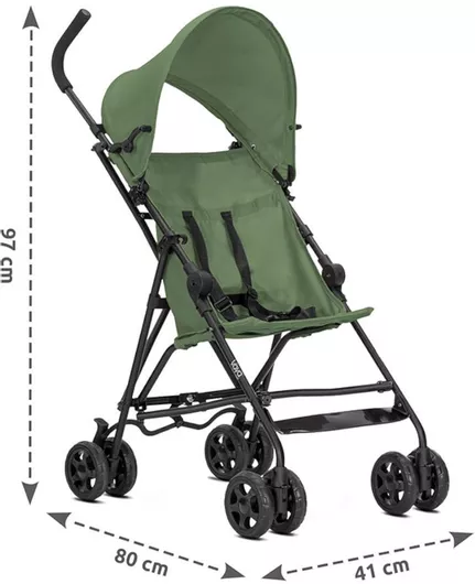 Lorelli Vaya Καρότσι Μωρού Μπαστούνι Kατάλληλο από 6+ Mηνών Πράσινο 4.7kg