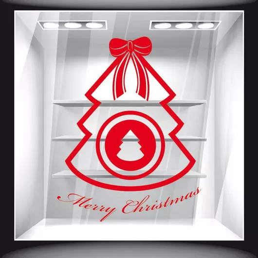 Orafol Αυτοκόλλητο Βιτρίνας Χριστουγέννων Μπλε XS 18164-251 1τμχ