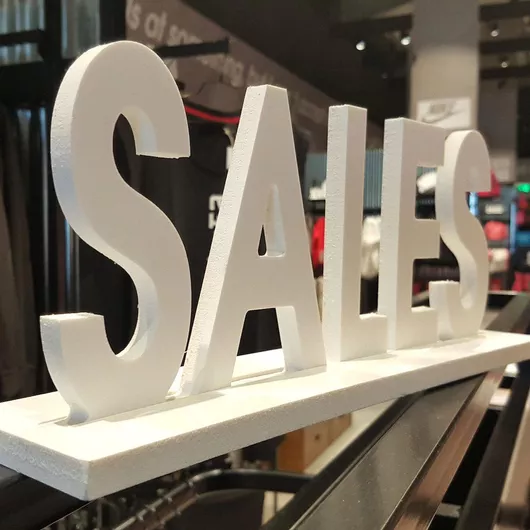 Pvc Forex Επιγραφή Sales 50cm X 18cm