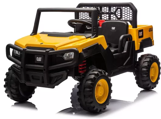 Παιδικό Ηλεκτροκίνητο Αυτοκίνητο Διθέσιο με Τηλεκοντρόλ CAT UTV Κίτρινο