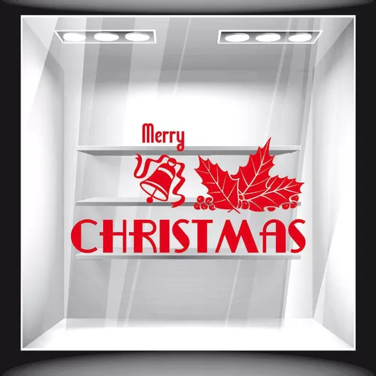 Orafol Αυτοκόλλητο Βιτρίνας Χριστουγέννων Μαύρο XS 18206-242 1τμχ