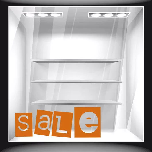 Orafol Αυτοκόλλητο Βιτρίνας Εκπτώσεων Κόκκινο S 11901-244 1τμχ