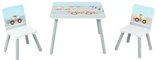 Σετ Παιδικό Τραπέζι με Καρέκλες για Ζωγραφική U-Grow