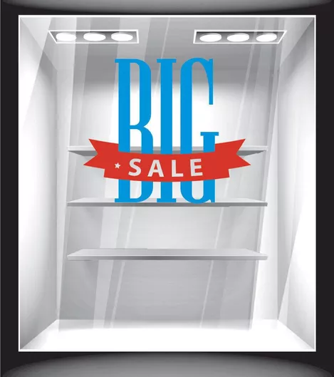 Orafol Αυτοκόλλητο Βιτρίνας Εκπτώσεων Καφέ S 11826-1188 1τμχ