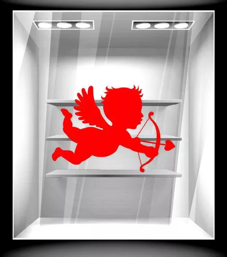 Orafol Αυτοκόλλητο Βιτρίνας Αγίου Βαλεντίνου Μπλε VAL 10154-250 1τμχ