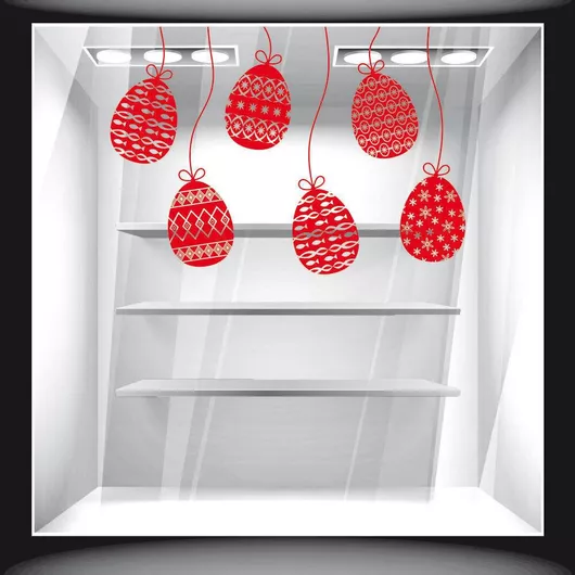 Orafol Αυτοκόλλητο Βιτρίνας Πασχαλινό 50x39cm EA 10021-247 1τμχ