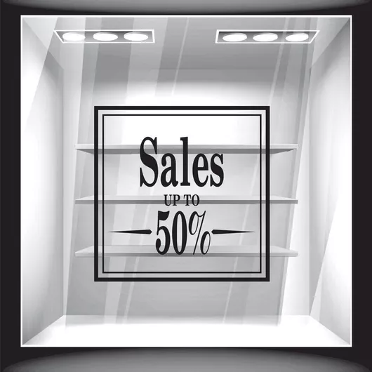 Orafol Αυτοκόλλητο Βιτρίνας Εκπτώσεων Μπλε S 11886-251 1τμχ