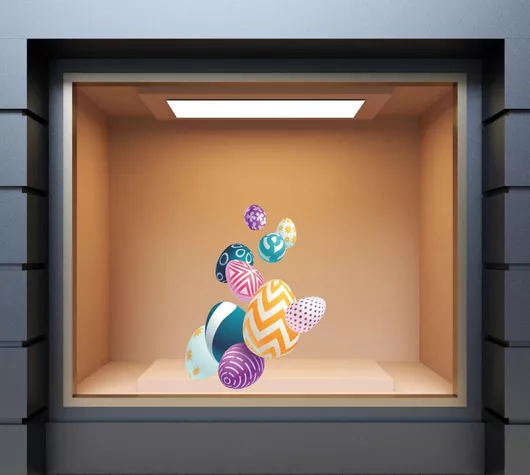 Orafol Αυτοκόλλητο Βιτρίνας Πασχαλινό 38x50cm EA 10156 1τμχ