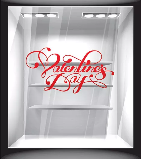 Orafol Αυτοκόλλητο Βιτρίνας Αγίου Βαλεντίνου VAL 10005-1262 1τμχ