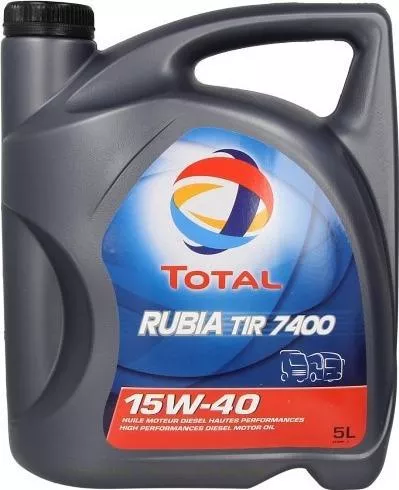 Total Rubia 7400 Λάδι Αυτοκινήτου 15W-40 5lt
