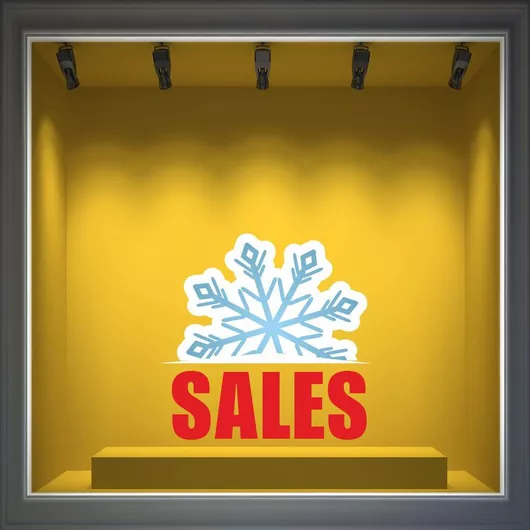 Orafol Αυτοκόλλητο Βιτρίνας Χειμωνιάτικο Κίτρινο WI 10004-905 1τμχ