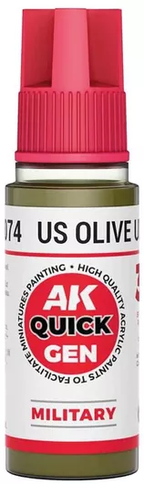 AK Interactive Χρώμα Μοντελισμού Us Olive Uniform 17ml