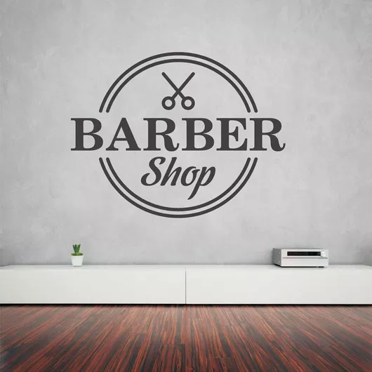 Αυτοκόλλητο Τοίχου Barber Shop 22 90cm X 70cm