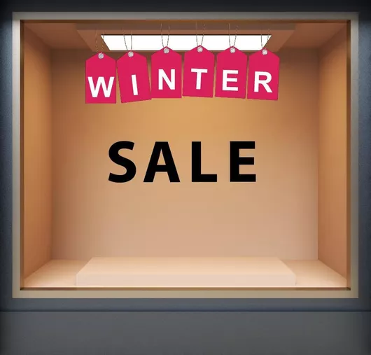 Orafol Αυτοκόλλητο Βιτρίνας Χειμωνιάτικο Καφέ WI 10039-1188 1τμχ