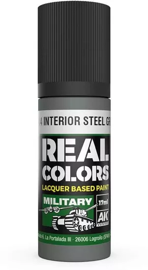 AK Interactive Χρώμα Μοντελισμού A-14 Interior Steel Grey 17ml