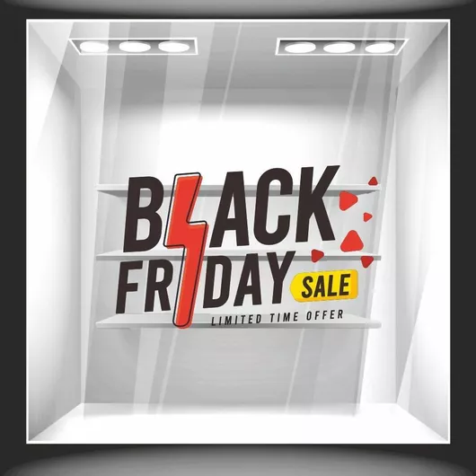 Orafol Αυτοκόλλητο Βιτρίνας Εκπτώσεων 1.2m x 73cm Μαύρο 4SK-BF 12003 1τμχ