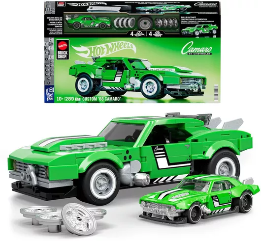 Mattel Brick Shop Τουβλάκια Hot Wheels Speed Series Camaro για 10+ Ετών 289τμχ