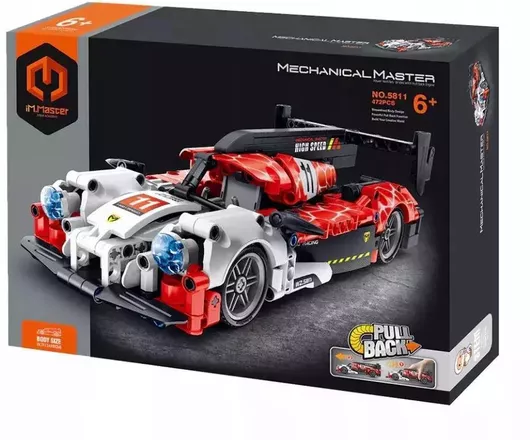 IM Master Τουβλάκια Super Racing Car για 6+ Ετών 472τμχ