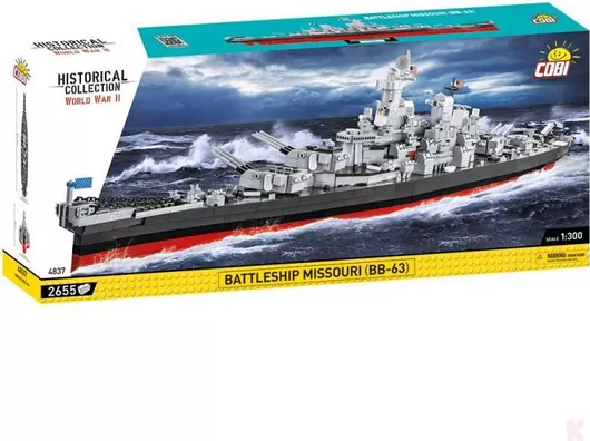 Cobi Τουβλάκια Historical Collection WWII Battleship Missouri BB-63 για 9+ Ετών 2655τμχ
