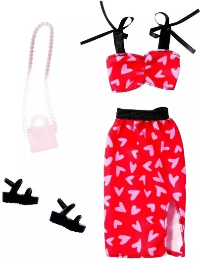 Mattel Barbie Evening Outfits Ρούχα για Κούκλες