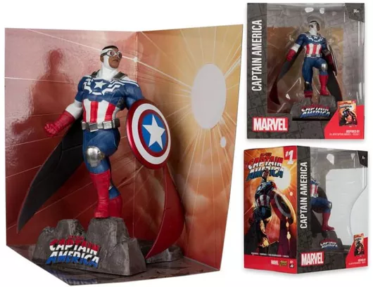 Mc Farlane's Toys Marvel: Captain America Captain America Φιγούρα Δράσης ύψους 17cm σε Κλίμακα 1:10