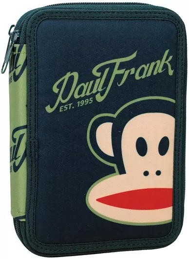 Back Me Up Paul Frank Vintage Κασετίνα Γεμάτη Μπλε