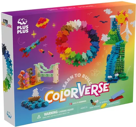Plus Plus Τουβλάκια Learn To Build Colorverse Super Set για 5+ Ετών 1000τμχ
