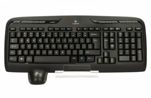 Σετ Πληκτρολόγιο & Ποντίκι Logitech Ασύρματο Combo MK330 Ασύρματο Αγγλικό US Μαύρο