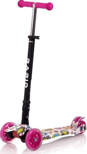 Παιδικό Πατίνι Lorelli Αναδιπλούμενο Rapid Τρίτροχο για 5+ Ετών Ροζ