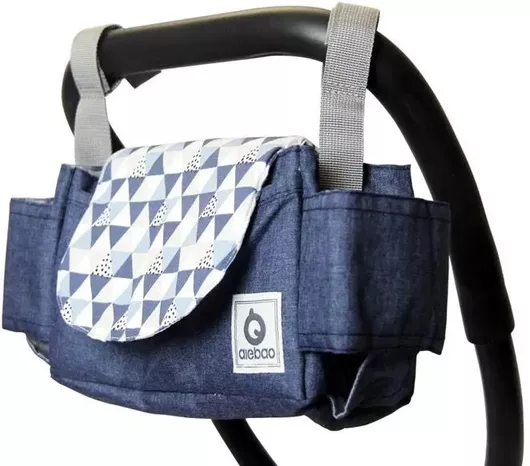 Τσάντα Καροτσιού Aiebao 004 με Ποτηροθήκες Μπλε