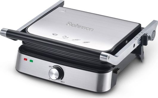 Τοστιέρα / Γκριλιέρα Rohnson R-2316 για 2 Τοστ 2000W Inox