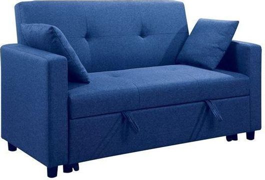 Καναπές Κρεβάτι Διθέσιος Imola 154x100cm Μπλε